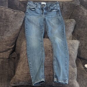 Trendy Women's Blue Skinny Jeans